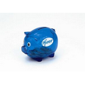 5"x4" Blue Piggy Bank